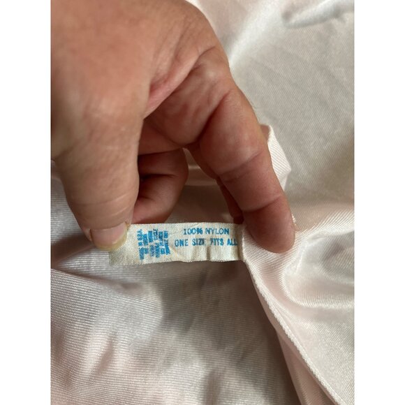 Pink nylon gown OSFM. Vintage - Picture 5 of 6